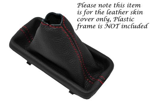 RED STITCH FITS FORD FG FLACON XR6 , XR8 ,FPV 08+ LEATHER  AUTOMATIC GEAR BOOT