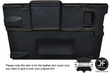 YELLOW STITCH TAILGATE DOOR CARD LEATHER COVER FITS LAND ROVER DEFENDER 90 88-02