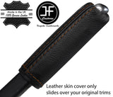 BROWN STITCH HANDBRAKE HANDLE LEATHER COVER FITS RENAULT MEGANE MK3 08-16