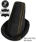 YELLOW STITCHING REAL SUEDE GEAR GAITER FOR LOTUS ELISE EXIGE S2 2004-2006