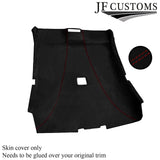 D RED STITCH LEATHER & SUEDE TOP RECOVERY KIT COVERS FOR BMW E46 COUPE 98-04