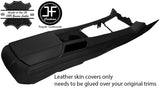 BLACK & BLACK FULL CENTRE CONSOLE & ARMREST LEATHER COVERS FITS CAMARO 10-15
