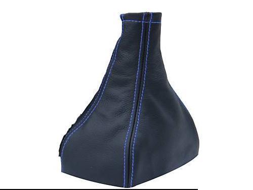 FITS VAUXHALL OPEL HOLDEN CORSA C BARINA XC  BLUE STITCH NEW LEATHER GEAR GAITER