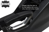 BLACK STITCH PASSENGER GRAB HANDLE SKIN COVER FITS VAUXHALL OPEL ANTARA 06-10