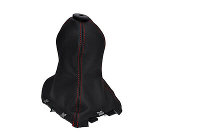 FITS FORD MERCURY CAPRI SHIFT BOOT LEATHER red stitch CUSTOM NEW MADE IN UK