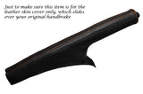 ORANGE STITCHING FITS NISSAN JUKE 2010-2013 + LEATHER HANDBRAKE GAITER ONLY