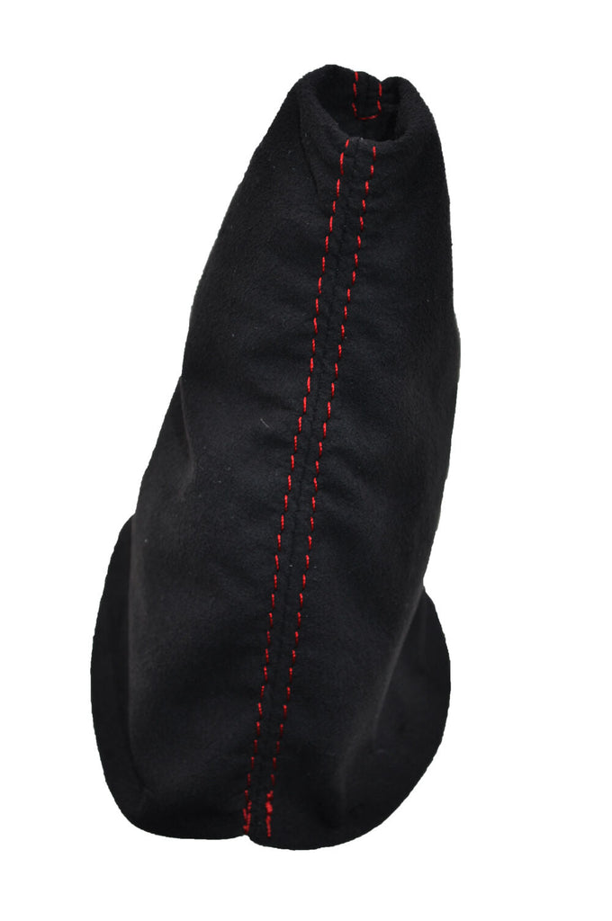 RED STITCH FITS CITROEN C2 2003-2009 GEAR GAITER GENUINE SUEDE GAITOR CUSTOM NEW