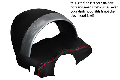 red stitching FITS  SMART FORTWO PASSION CITY 98-07 HOOD SPEEDO LEATHER COVER