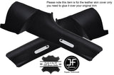 BLACK STITCH 2X B POST PILLAR LEATHER COVERS FITS VW VOLKSWAGEN CADDY MK3 05-15