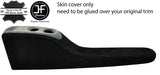 BLACK STITCH CONSOLE TUNNEL SUEDE COVER FOR SMART FORTWO 451 2007-2014
