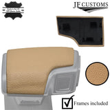 CREAM LEATHER AUTO GEAR GAITER AND TOP KNOB COVER + FRAMES FOR AUDI A7 18-22