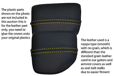 yellow stitch FITS MAZDA MX5 MK2 01-05 MIATA CENTRE CONSOLE CUP HOLDER COVER