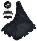 BLACK STITCHING MANUAL LEATHER GEAR GAITER FITS MERCEDES C CLASS W204 2007-2014