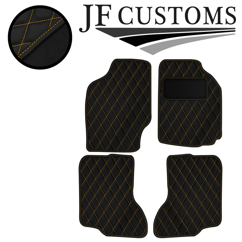 YELLOW DIAMOND VINYL 4XTAILORED FLOOR CARPET FOR MITSUBISHI CHALLENGER 96-08 JF1