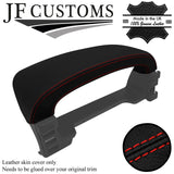 RED STITCH LEATHER SPEEDO BINNACLE COVER FOR LAND ROVER DISCOVERY MK2 96-04