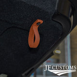 TAN LEATHER TAILGATE BOOT PULL STRAP HANDLE FITS FIAT 500 ABARTH 07-16