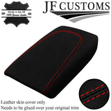 RED STITCH ITALIAN LEATHER ARMREST LID COVER FOR VAUXHALL INSIGNIA MK2 17-21