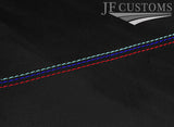 TRI STITCH SUEDE GEAR HANDBRAKE GAITER+PLASTIC FRAME FOR BMW E81 E82 E87 E88
