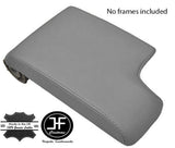 GREY GENUINE TOP GRAIN LEATHER ARMREST COVER FITS BMW E46 3 SERIES 1998-2005