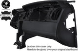 BLACK STITCH DASH DASHBOARD REAL LEATHER COVER FITS FORD MUSTANG 2005-2009