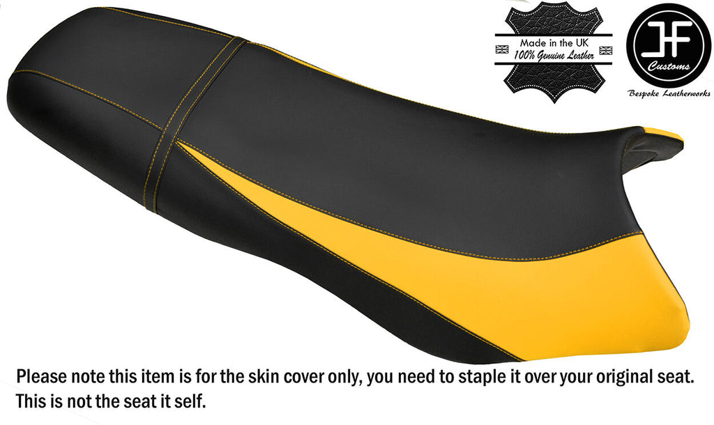STYLE 2 BLACK & YELLOW CUSTOM FOR SEADOO GSX GS RFI 96-04 VINYL SEAT COVER STRAP