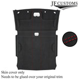RED STITCH D GREY SUEDE HEADLINER COVER FOR SUBARU IMPREZA WRX STI 08-14 SEDAN