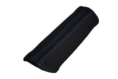 blue stitch FITS AUDI A4 B6 2000-2004 LEATHER HANDBRAKE HANDLE COVER ONLY