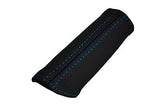blue stitch FITS AUDI A4 B6 2000-2004 LEATHER HANDBRAKE HANDLE COVER ONLY