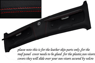 RED STITCH FITS SMART FORTWO 450 98-07 ROOF PANEL & SUN VISORS COVERS CUSTOM NEW