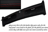 RED STITCH FITS SMART FORTWO 450 98-07 ROOF PANEL & SUN VISORS COVERS CUSTOM NEW