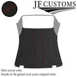 D RED STITCH D GREY SUEDE HARDTOP ROOF HEADLINER COVER FOR BMW E46 CONVERTIBLE