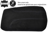 BLACK STITCH ARMREST LID SUEDE COVER FITS NISSAN QASHQAI J11 2017-2018