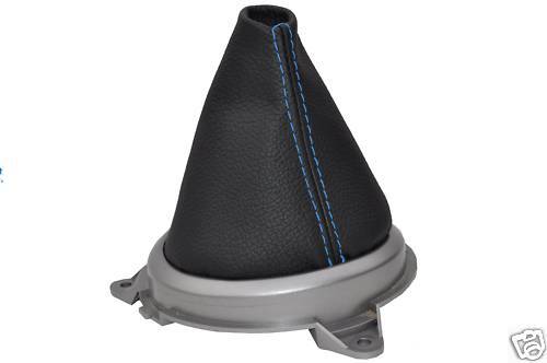 FITS HONDA JAZZ GEAR GAITER SHIFT BOOT BLUE STITCH 02-08 CUSTOM NEW MADE IN UK