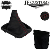 D RED STITCH GEAR+SURROUND COVER+FRAMES FOR BMW E46 99-05 CONVERTIBLE JF2