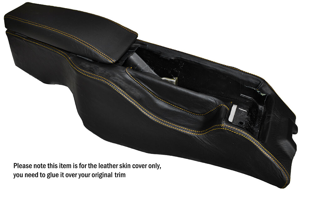 YELLOW STITCH CENTRE CONSOLE&ARMREST SKIN COVERS FITS PONTIAC FIREBIRD TRANS AM