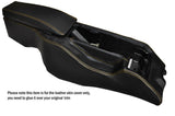 YELLOW STITCH CENTRE CONSOLE&ARMREST SKIN COVERS FITS PONTIAC FIREBIRD TRANS AM