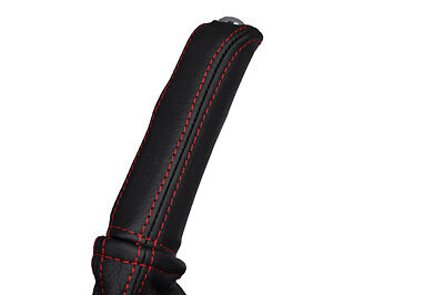 red stitch FITS SUBARU IMPREZA WRX STI 2008+ LEATHER HANDBRAKE HANDLE COVER ONLY