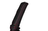 red stitch FITS SUBARU IMPREZA WRX STI 2008+ LEATHER HANDBRAKE HANDLE COVER ONLY