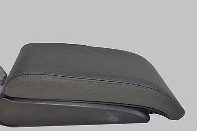 GREY LEATHER FITS VW CADDY & CADDY MAXI 2011+ LEATHER ARMREST COVER ONLY