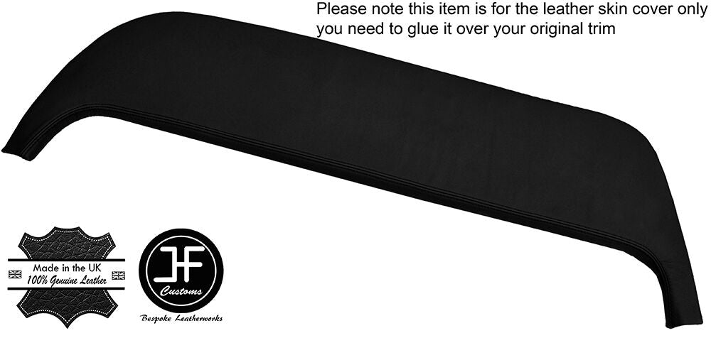 BLACK LEATHER DASH DASHBOARD PAD LEATHER COVER FITS WESTFIELD CUSTOM NEW