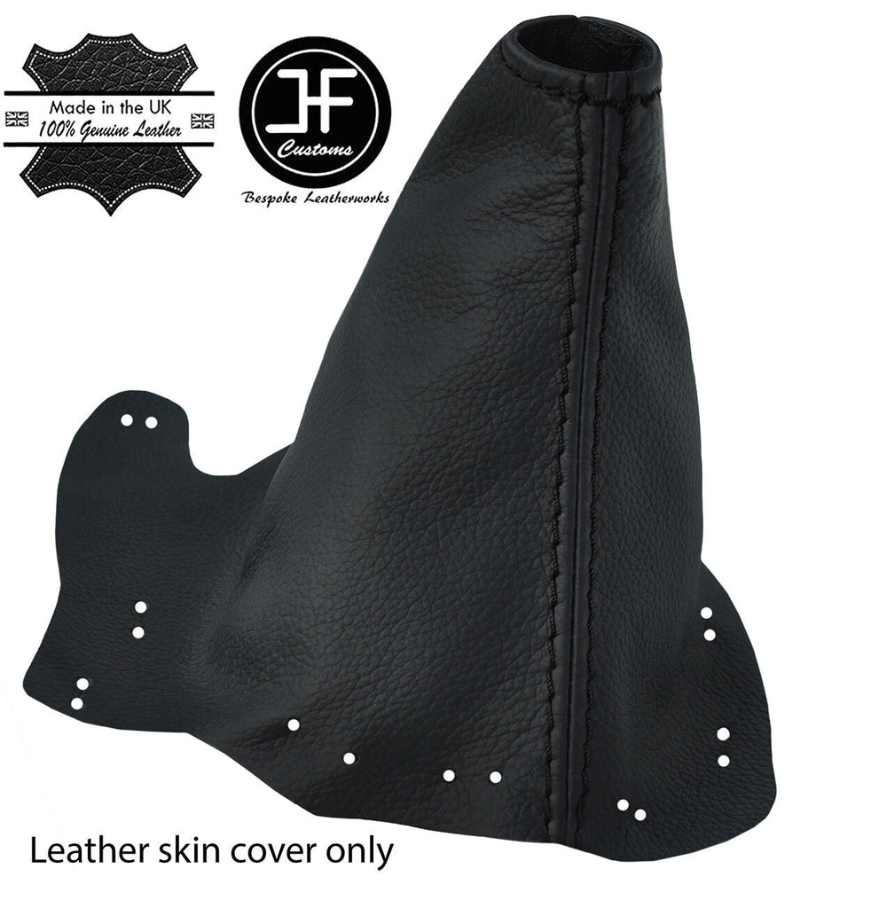 BLACK STITCH LEATHER AUTO AUTOMATIC GEAR GAITER FITS MAZDA CX5 CX-5 2015-2017