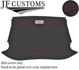 RED STITCH FRONT ROOF HEADLINING DARK GREY LUXE COVER FOR VW CADDY MK2 95-03