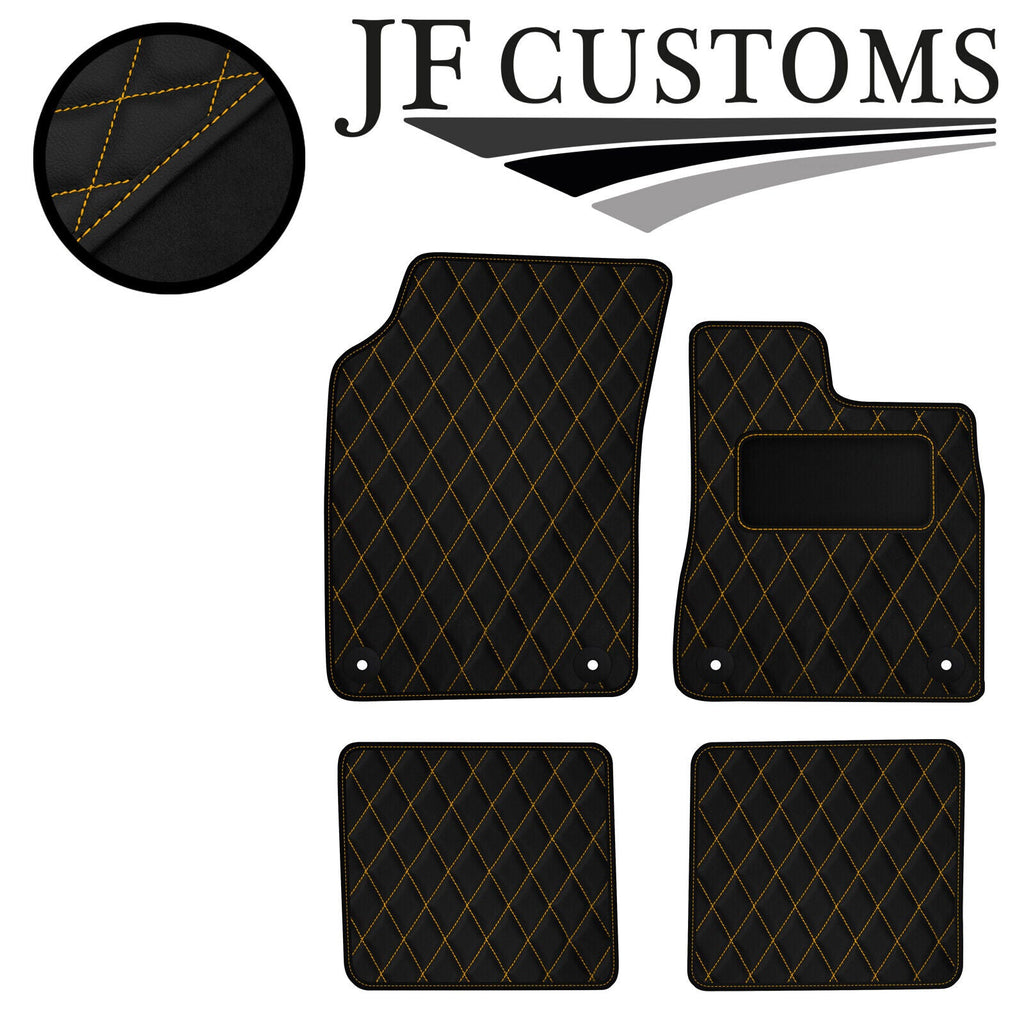 YELLOW DIAMOND VINYL 4X TAILORED FLOOR CARPET FOR CHRYSLER YPSILON MK3 11-21 JF1