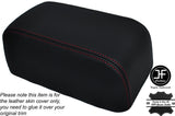 RED STITCHING LEATHER ARMREST LID SKIN COVER FITS NISSAN ALTIMA 1998-2001