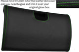 GREEN STITCH BOTTOM GLOVE BOX LID LEATHER COVER FITS TOYOTA SUPRA MK4 93-02