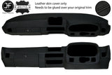 BLACK STITCH DASHBOARD REAL LEATHER COVER FOR PORSCHE 924 75-88 944 81-85 JF2