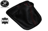 RED STITCHING LEATHER SKIN MANUAL GEAR GAITER FITS PEUGEOT 407 2004-2010