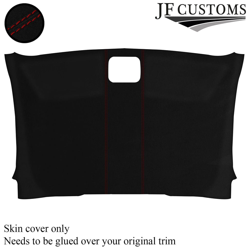 DARK RED STITCH SUEDE FRONT ROOF HEADLINER FOR FORD TRANSIT COURIER 16-20