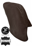 BROWN REAL TOP GRAIN LEATHER HANDBRAKE GAITER FOR TOYOTA SUPRA MK3 86-93