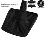 BLACK & BLACK TOP GRAIN LEATHER MANUAL 4X4 GEAR GAITER FITS TOYOTA HILUX 12-16